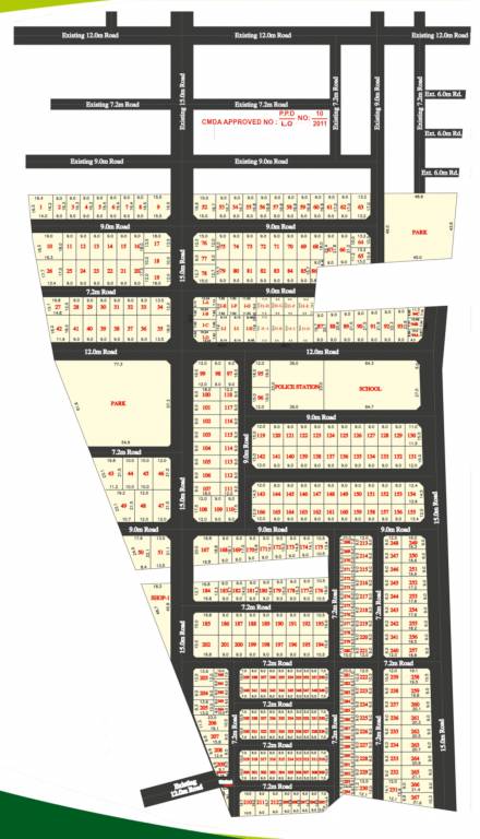  fortune residency phase 2 Layout Plan