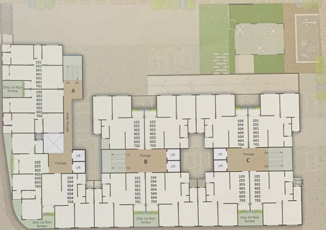  jalaram neelkanth greens Layout Plan