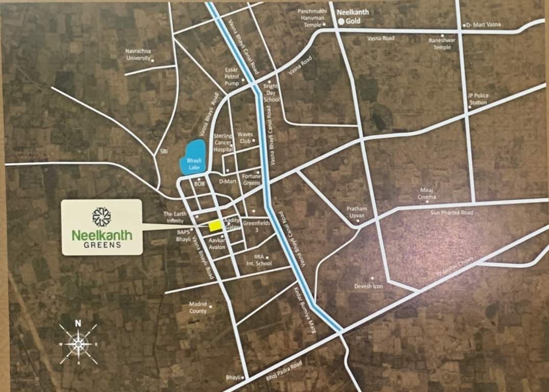  jalaram neelkanth greens Location Plan