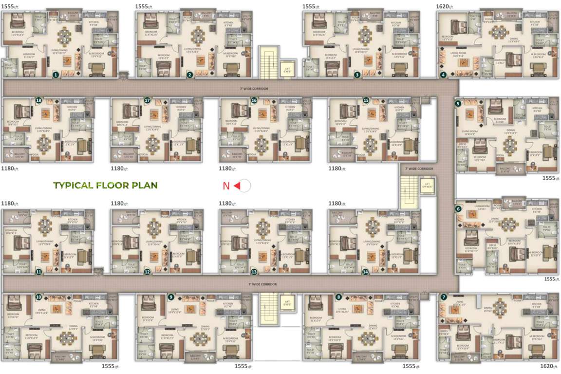  bhuvi residency Bhuvi Residency Cluster Plan