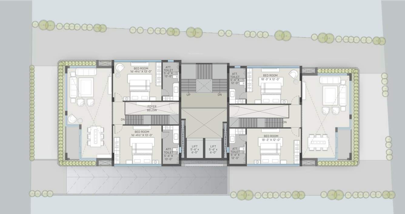  aries amara A,B Cluster Plan for 7th Floor
