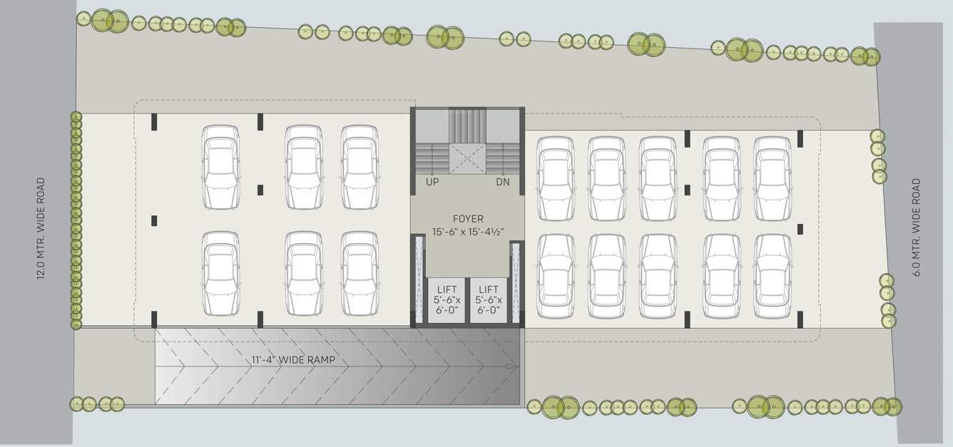 aries amara A,B Cluster Plan for ground Floor