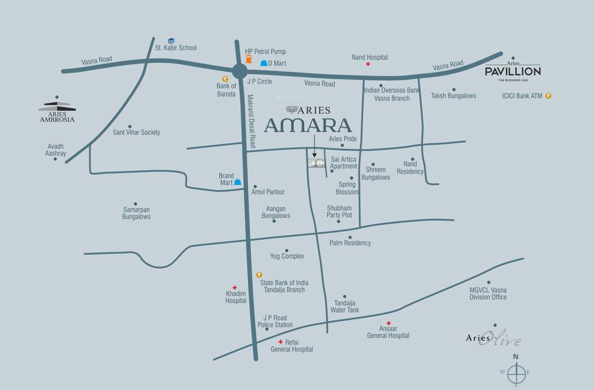  aries amara Location Plan