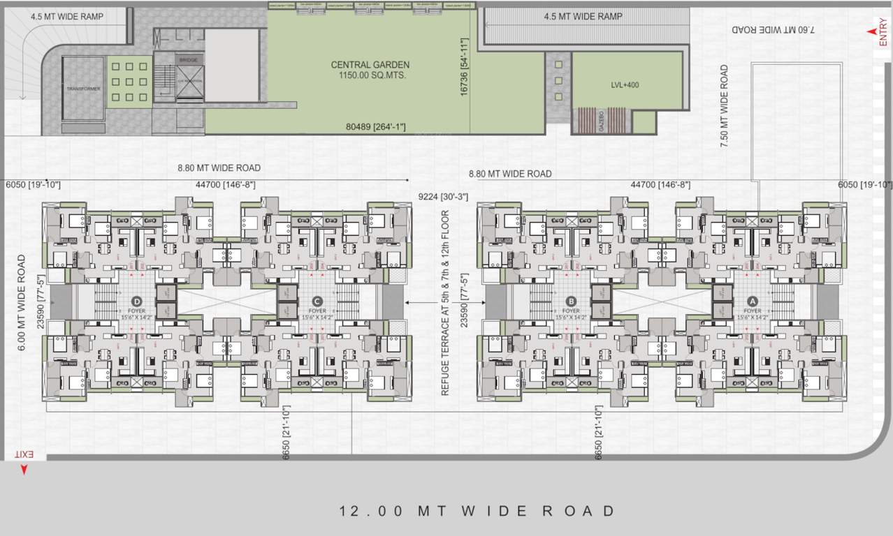  binori aarna A,B,C,D Cluster Plan For typical