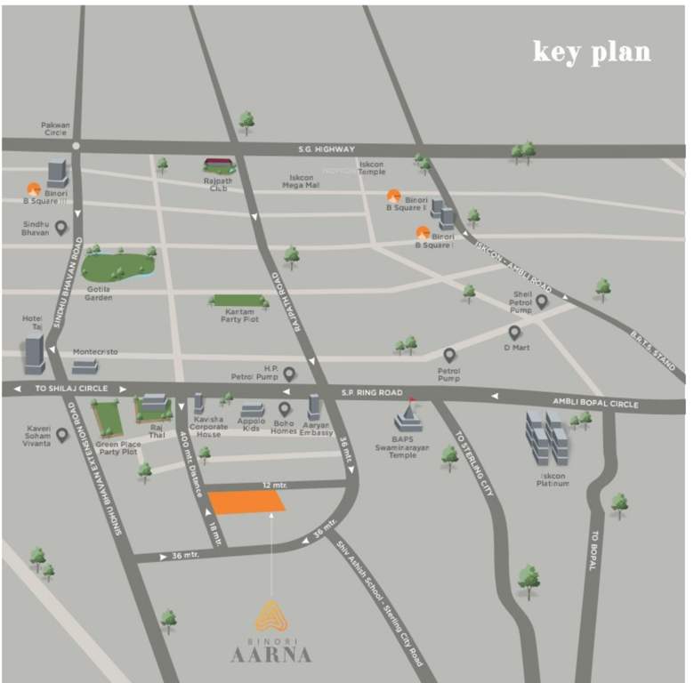  binori aarna Location Plan