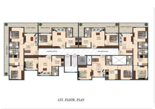  enclave Fia Enclave Cluster Plan for 1st Floor