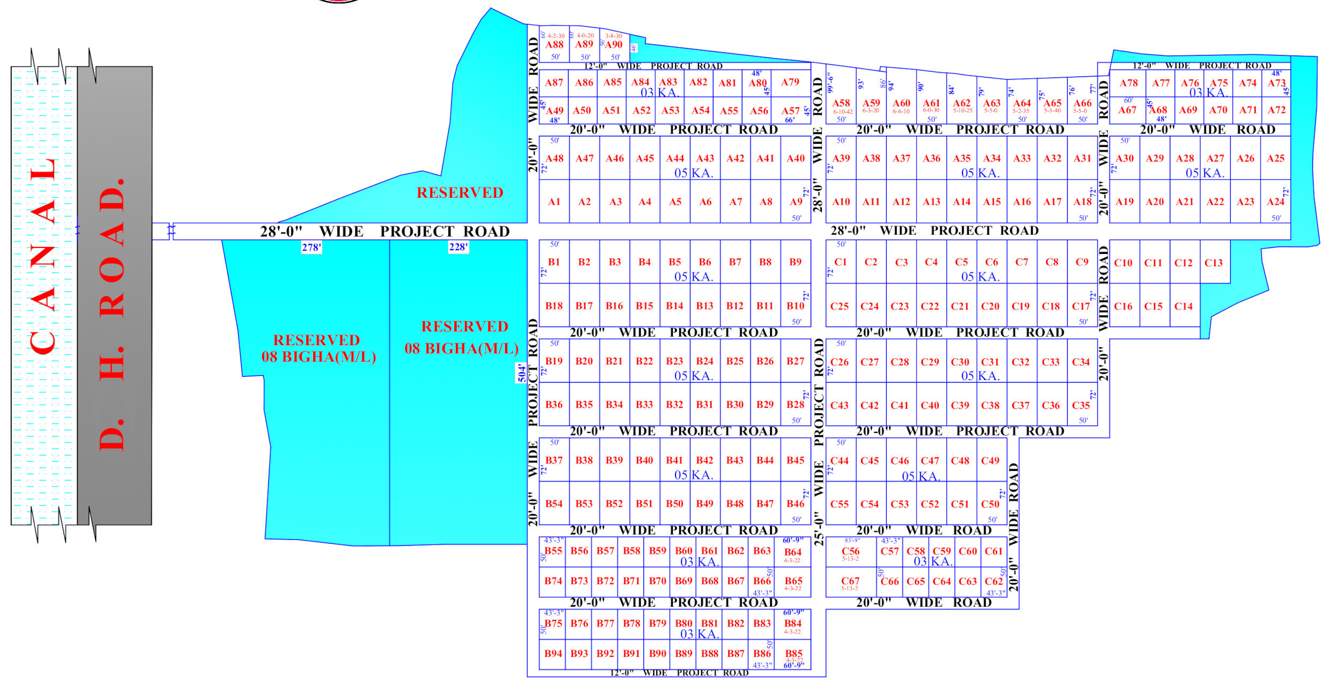  shantinir project Layout Plan