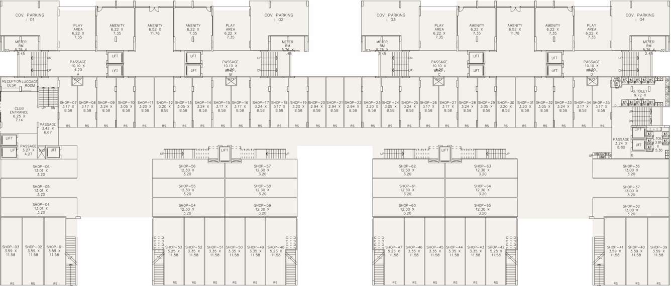  darshanam atrium Darshanam Atrium Cluster Plan For Ground Floor