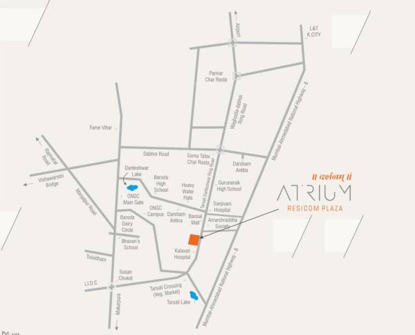  darshanam-atrium Location Plan