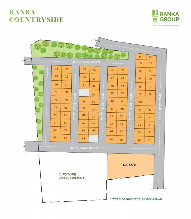  countryside Layout Plan