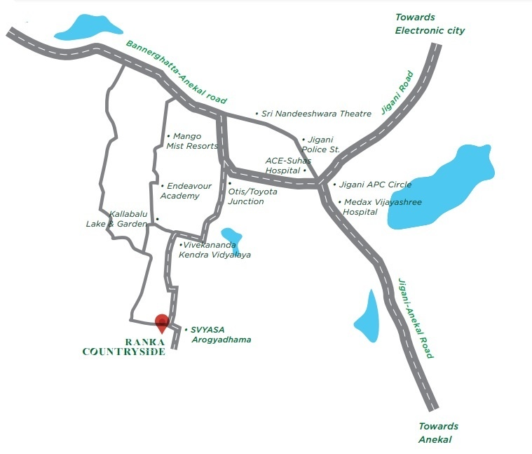  countryside Location Plan