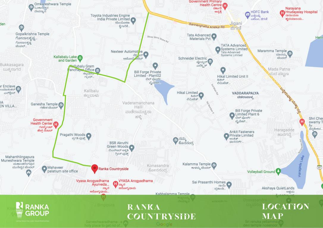 countryside Location Plan