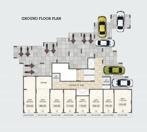  heights Heights Cluster Plan For Ground Floor