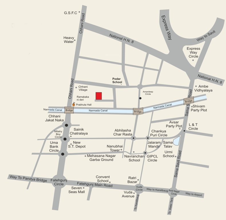  shivaay luxuria Location Plan