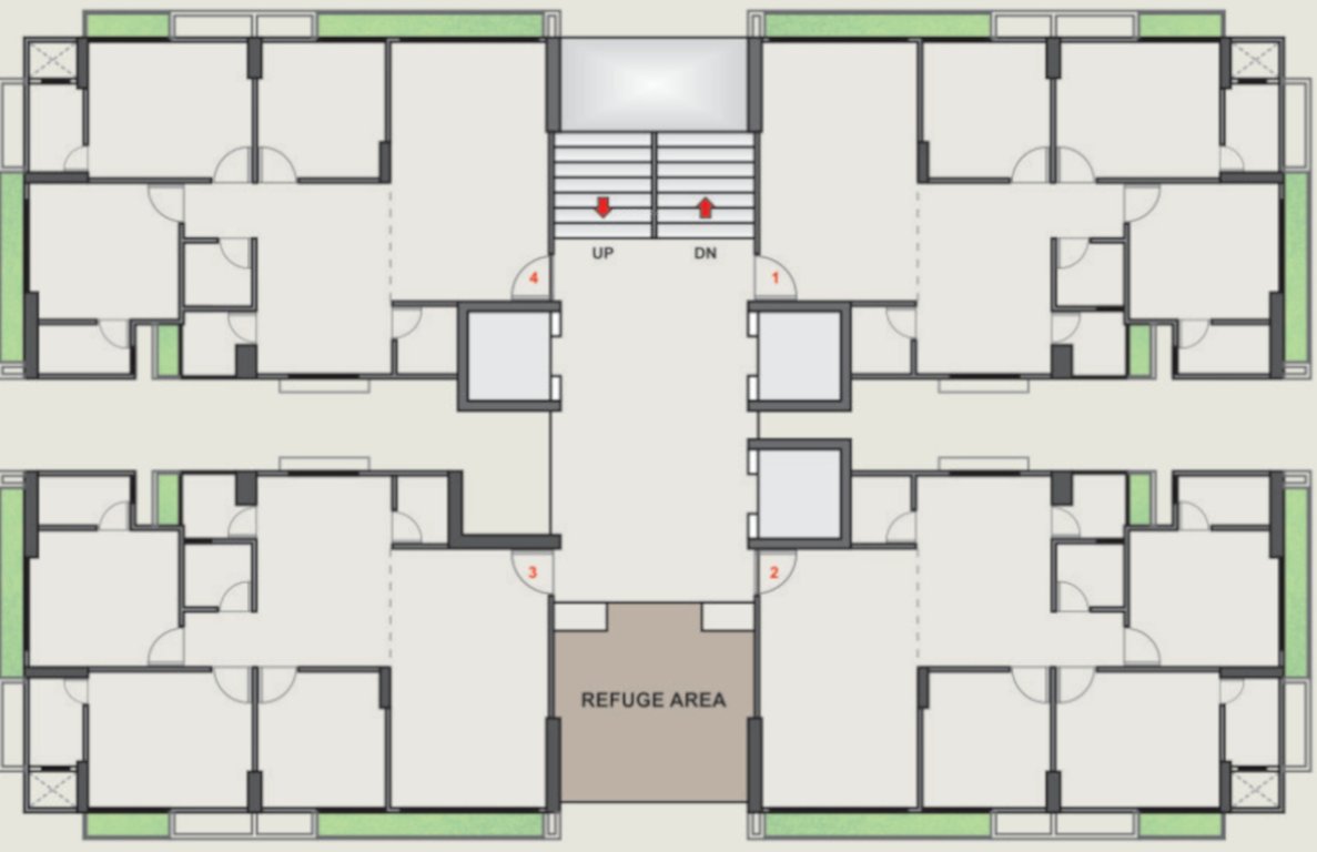  rivanta river view Tower A Cluster Plan