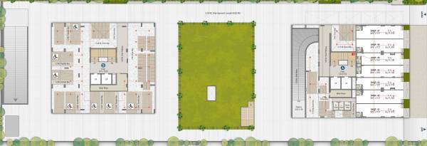  aalayam A, B Cluster Plan For Ground Floor