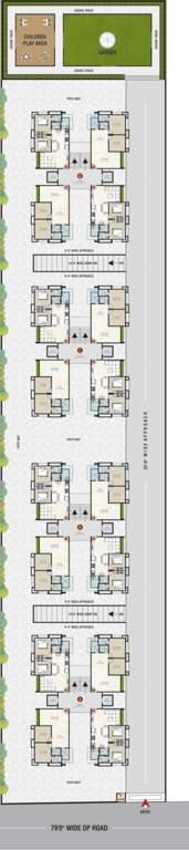  siddheshwar heights Layout Plan