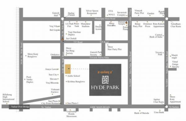 Location Plan darshanam-hyde-park Location Plan