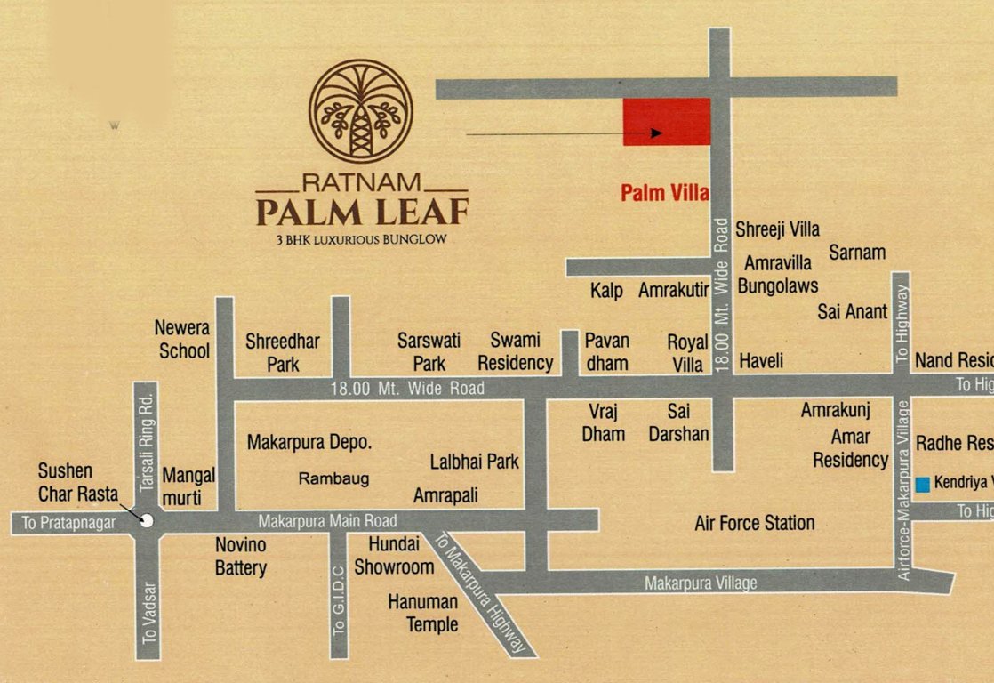  ratnam palm leaf Location Plan