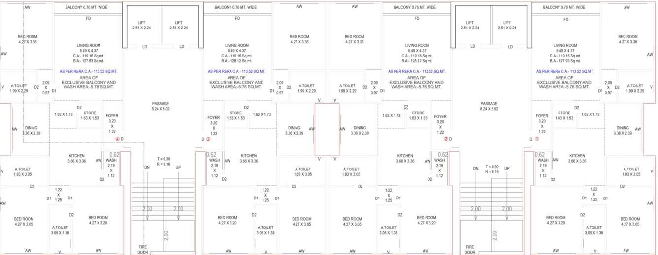  grandeur B Cluster Plan
