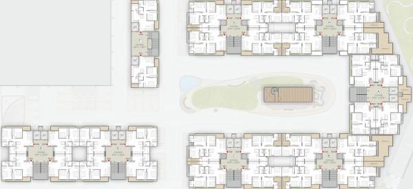  greens Tower A,B,C,D,E,F,G,G Cluster Plan For Typical
