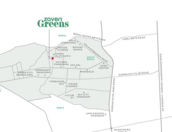  greens Location Plan