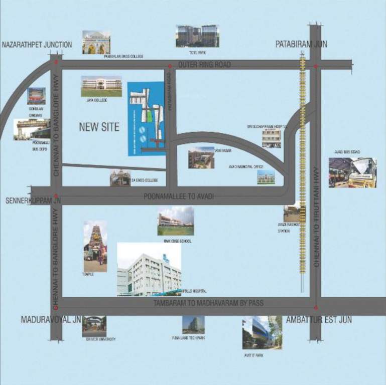  apple city Location Plan