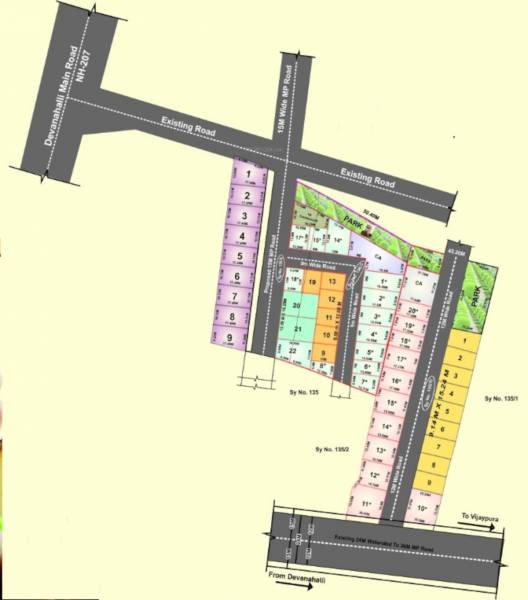  aero-city Layout Plan