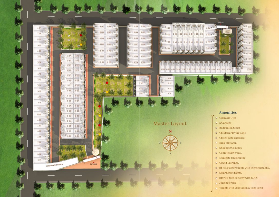  sarita dham Layout Plan