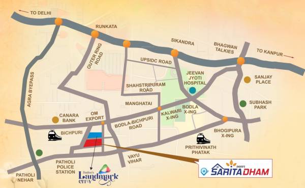  sarita-dham Location Plan