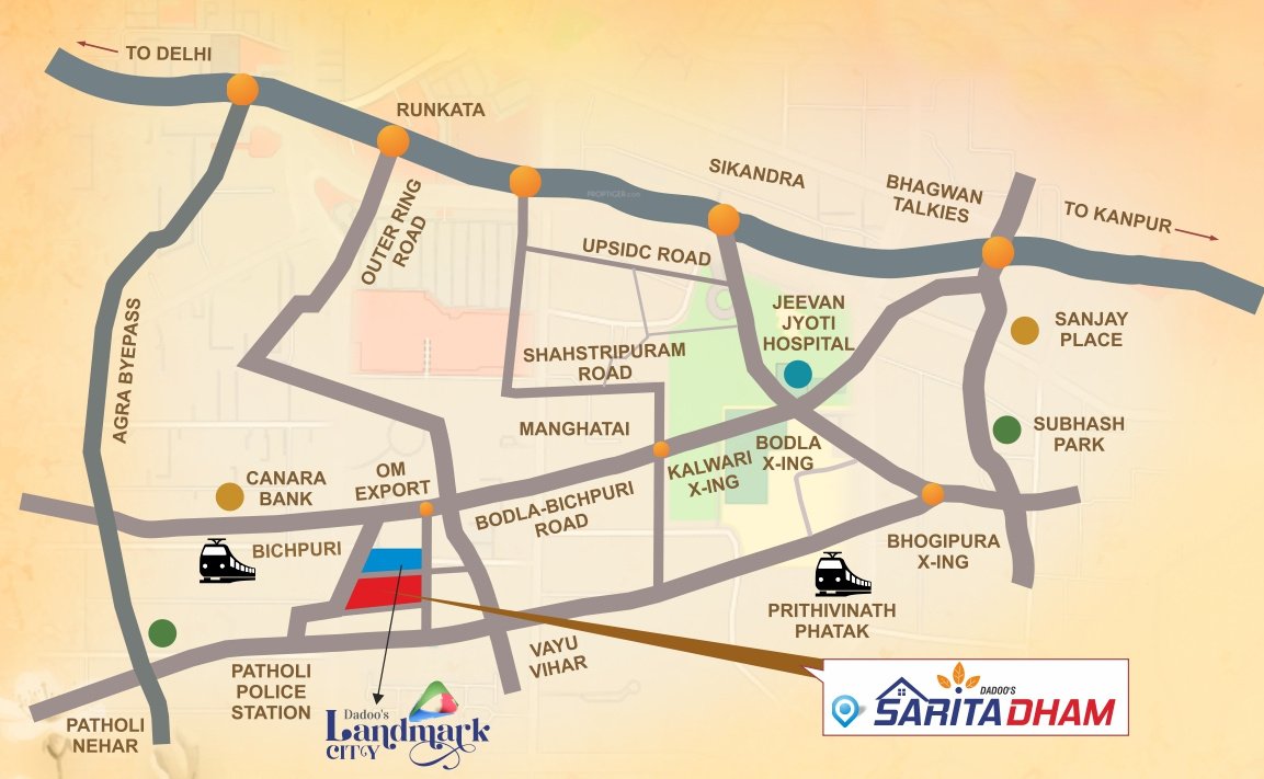 sarita dham Location Plan