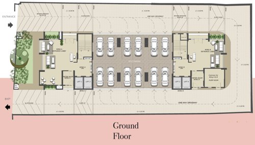  magnus Skyline Magnus Wing A Cluster Plan for ground Floor