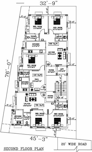  dharshini-homes Dharshini Homes Cluster Plan for 2nd Floor