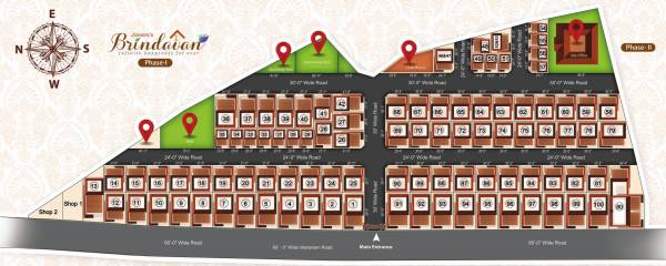  brindavan-phase-i Layout Plan