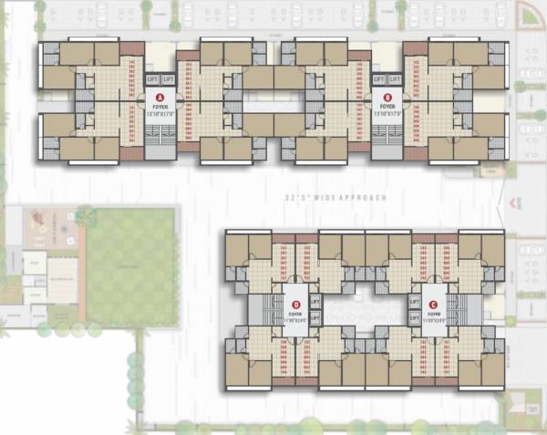  parijat-residency Parijat Residency Cluster Plan