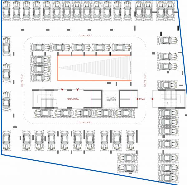  parisar Narmada And Reva 2nd Basement Cluster Plan