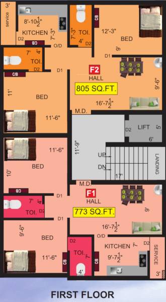  saikripa Saikripa Cluster Plan For 1st Floor