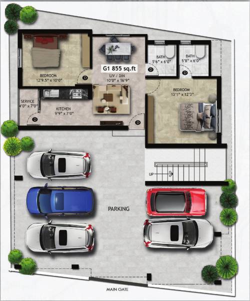  dwaraka Dwaraka Cluster Plan For Ground Floor
