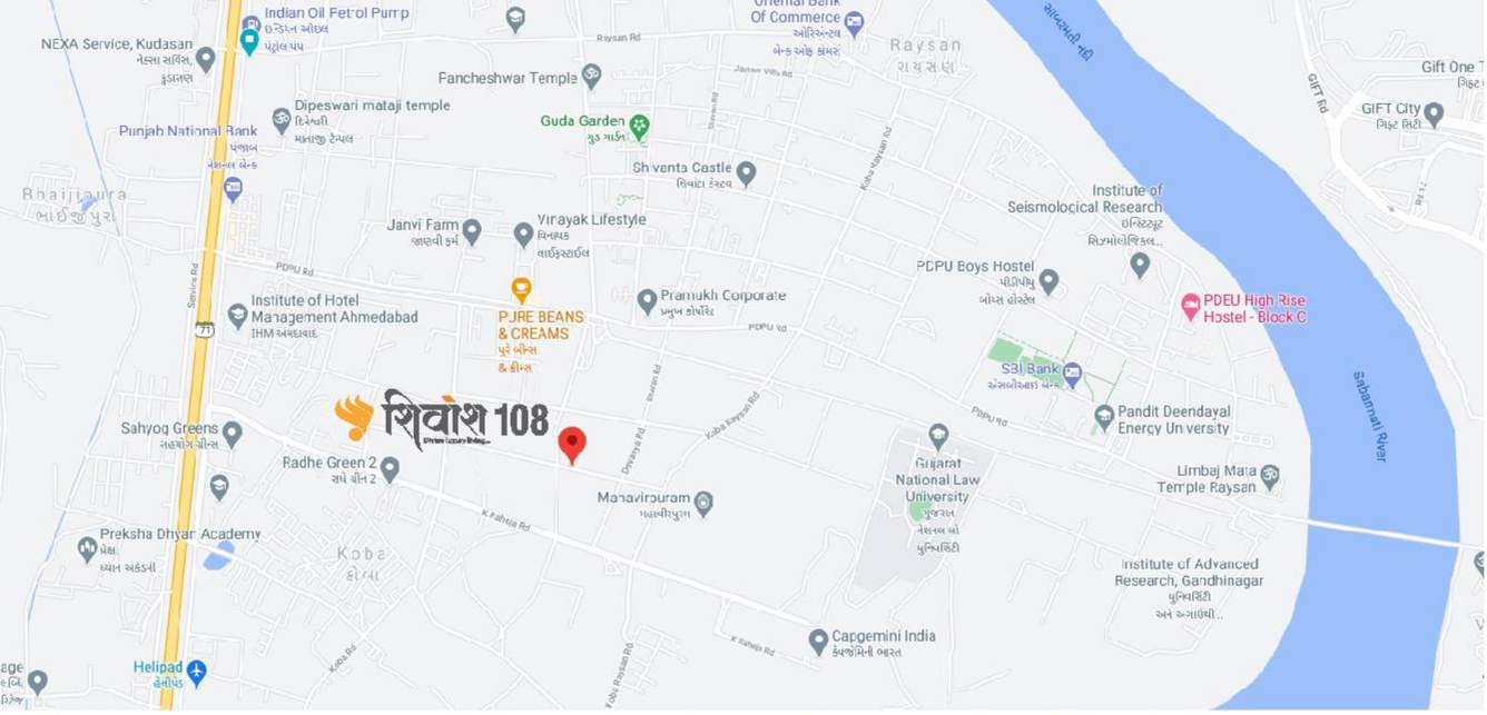  shivansh 108 Location Plan