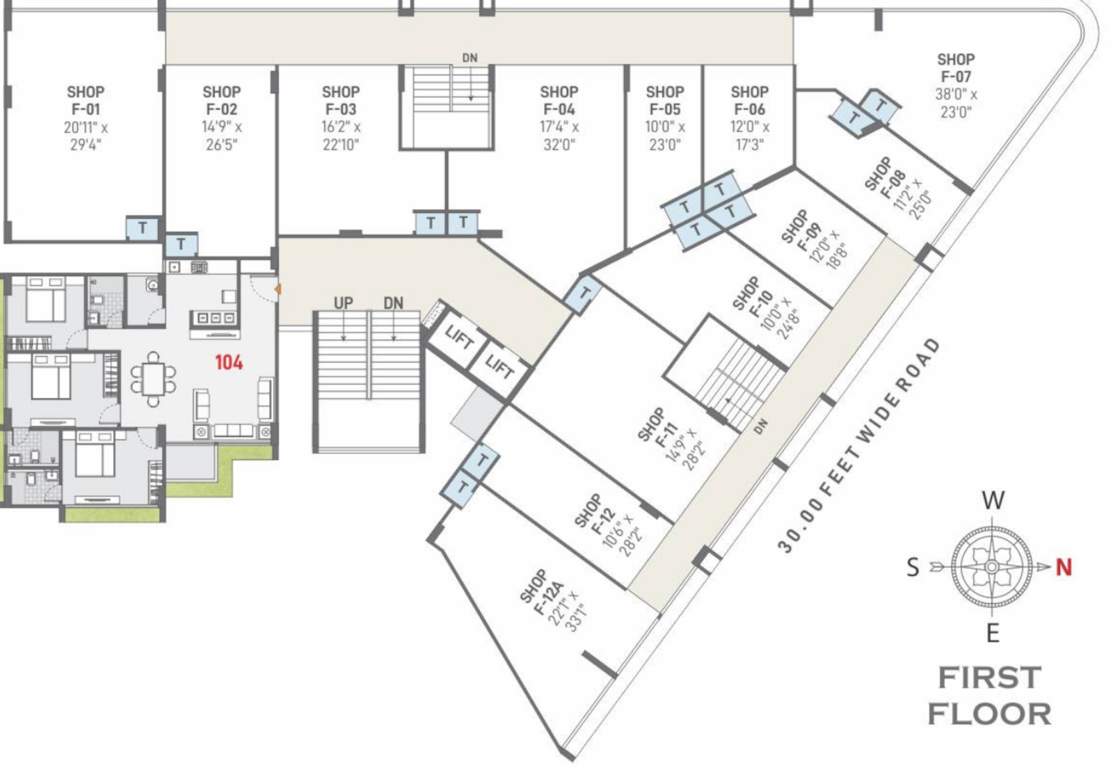  the spenta shyama The Spenta Shyama Cluster Plan for 1st Floor