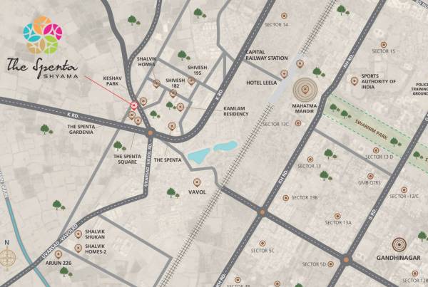  the-spenta-shyama Location Plan