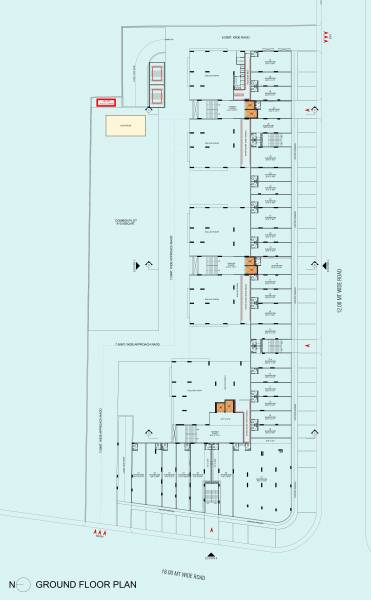 shypram-sky Block A B And C Cluster Plan For Ground Floor
