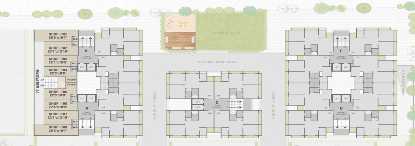 prime elegance Prime Elegance Cluster Plan for 1st Floor