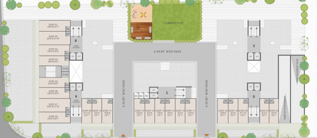  prime elegance Prime Elegance Cluster Plan for ground Floor