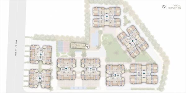 indraprasth-saptak A To H Typical Cluster Plan