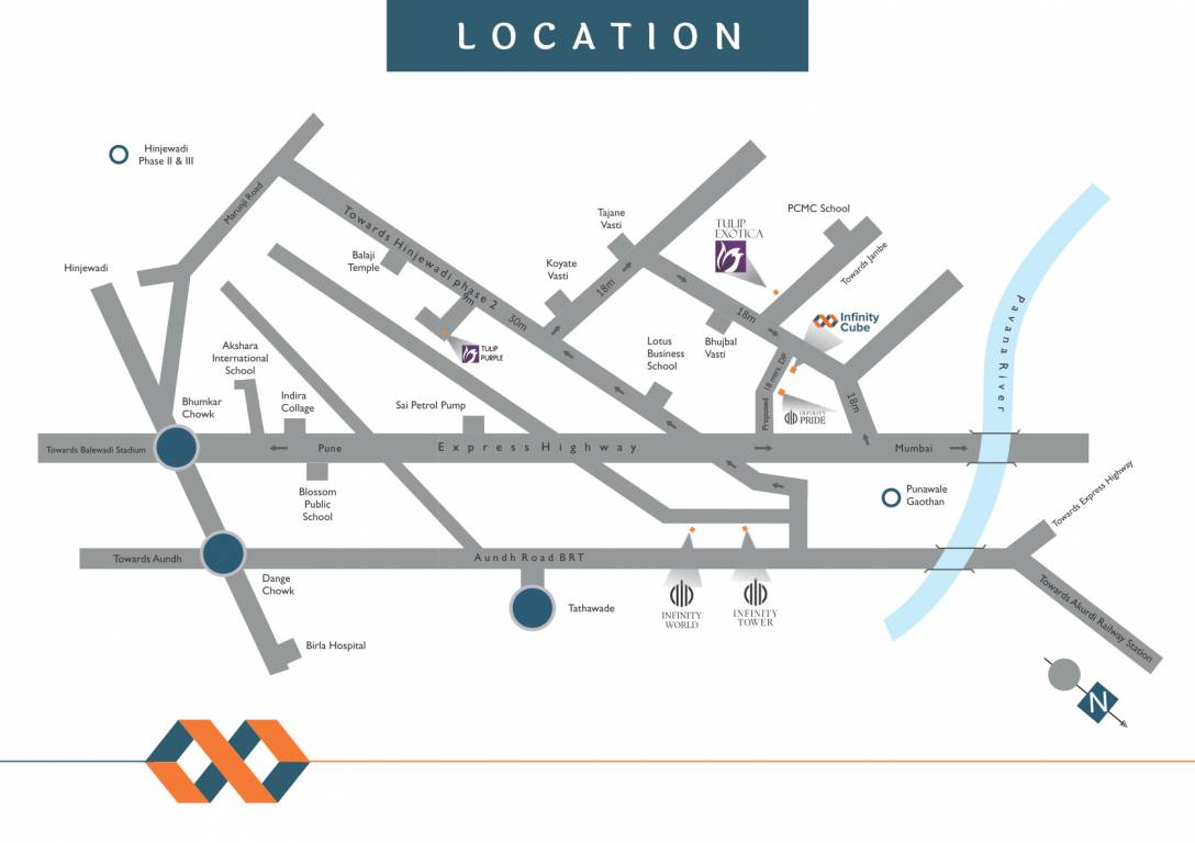  infinity cube Location Plan