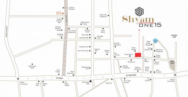  shyam-one15 Location Plan