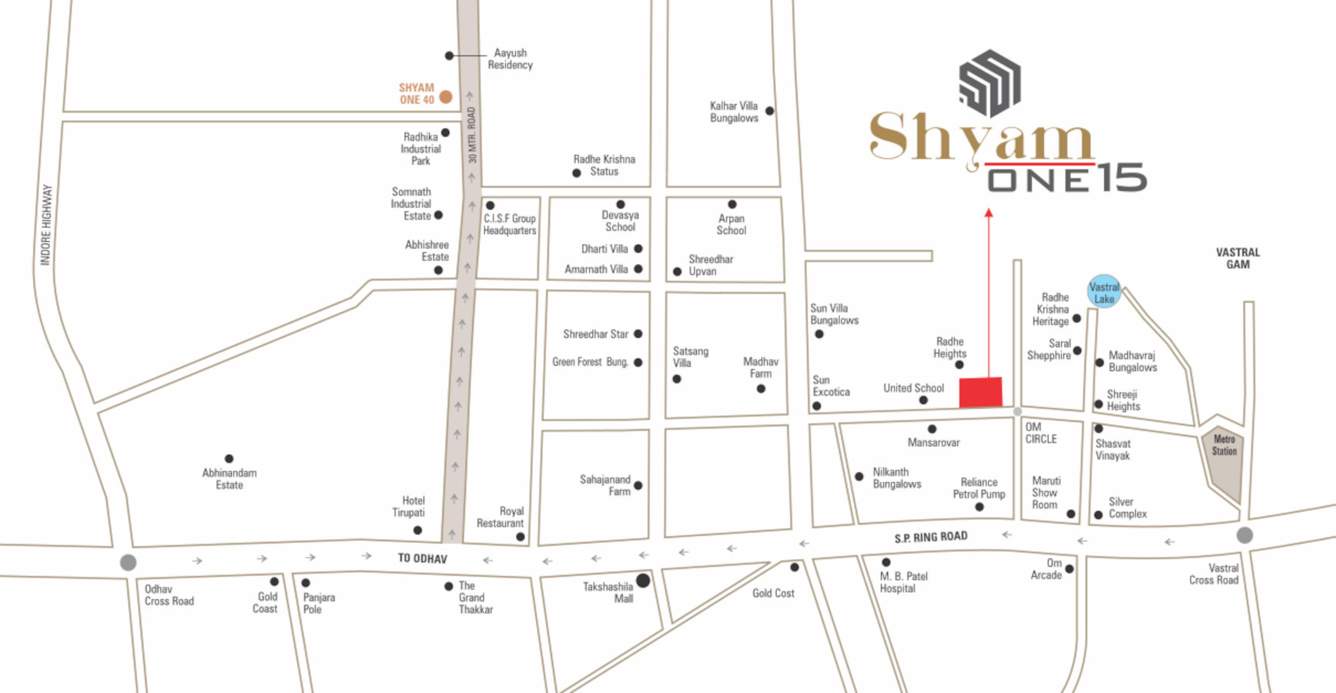  shyam one15 Location Plan