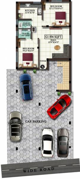  jiva Jiva Cluster Plan for ground Floor
