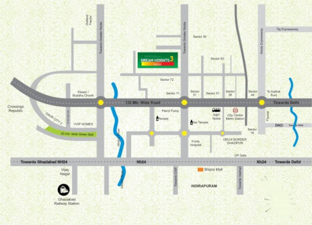 dream height 3 Location Plan